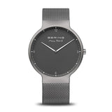 Bering Max Rene Gray Dial And Mesh Strap Men Watch 15540-377