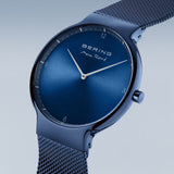 Bering Max Rene Blue Dial And Milanese Strap Men Watch 15540-397
