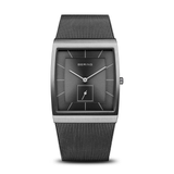 Bering Brushed Gray Dial And Milanese Strap Men Watch 16033-377