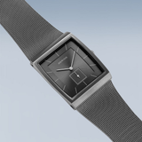 Bering Brushed Gray Dial And Milanese Strap Men Watch 16033-377