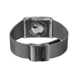 Bering Brushed Gray Dial And Milanese Strap Men Watch 16033-377