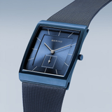 Bering Classic Blue Dial And Milanese Strap Men Watch 16033-397
