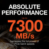SEAGATE FIRECUDA 530 M.2 2280 4TB PCIE GEN4 X4 NVME 1.4 3D TLC INTERNAL SOLID STATE DRIVE (SSD) ZP4000GM3A023