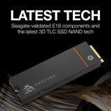 SEAGATE FIRECUDA 530 M.2 2280 4TB PCIE GEN4 X4 NVME 1.4 3D TLC INTERNAL SOLID STATE DRIVE (SSD) ZP4000GM3A023