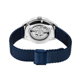 BERING 16743-307 AUTOMATIC BLUE DIAL AND MILANESE BRACELET MEN'S WATCH