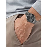 Bering Ultra Sim Black Dial And Stainless Steel Strap Men Watch 17240-777