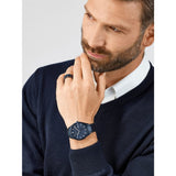 BERING 17240-797 ULTRA SLIM BLUE STAINLESS STEEL BRACELET MEN'S WATCH