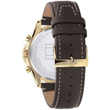 TOMMY HILFIGER 1791836 BROWN LEATHER MEN'S WATCH