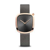 Bering Gray Dial Mesh Strap Women Watch 18034-369