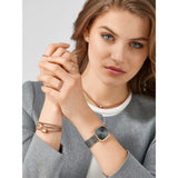 Bering Gray Dial Mesh Strap Women Watch 18034-369