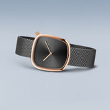 Bering Gray Dial Mesh Strap Women Watch 18034-369