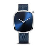 BERING 18040-307 CLASSIC BRUSHED BLUE DIAL & MESH STAINLESS STEEL MEN'S WATCH