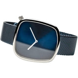 BERING 18040-307 CLASSIC BRUSHED BLUE DIAL & MESH STAINLESS STEEL MEN'S WATCH