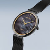 Bering Classic Black Dial Milanese Strap Women Watch 18132-132