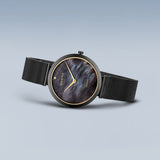 Bering Classic Black Dial Milanese Strap Women Watch 18132-132