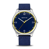 Bering Ultra Slim Blue Dial Nylon Strap Men Watch 18342-507