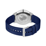 Bering Ultra Slim Blue Dial Nylon Strap Men Watch 18342-507