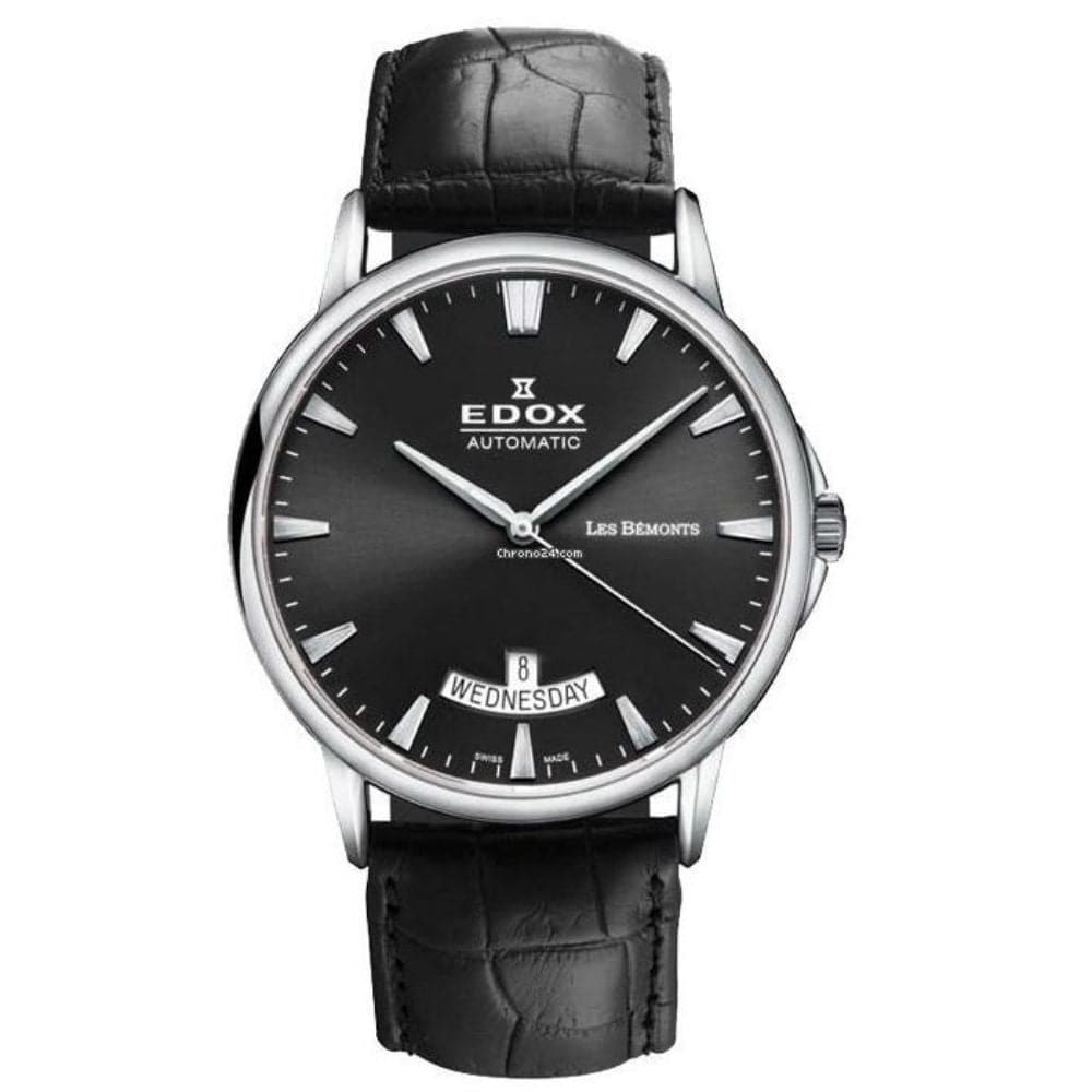 EDOX LES BEMONTS ED83015-3-NIN  MEN'S WATCH - H2 Hub Watches