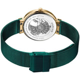 BERING 19031-828 CLASSIC MULTICOLOR DIAL SAPPHIRE GREEN MILANESE BRACELET WOMEN'S WATCH