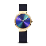 BERING 19031-929 CLASSIC MULTICOLOR DIAL PURPLE MILANESE BRACELET WOMEN'S WATCH