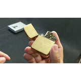 Zippo Brushed Brass Windproof Pocket Lighter #1941B