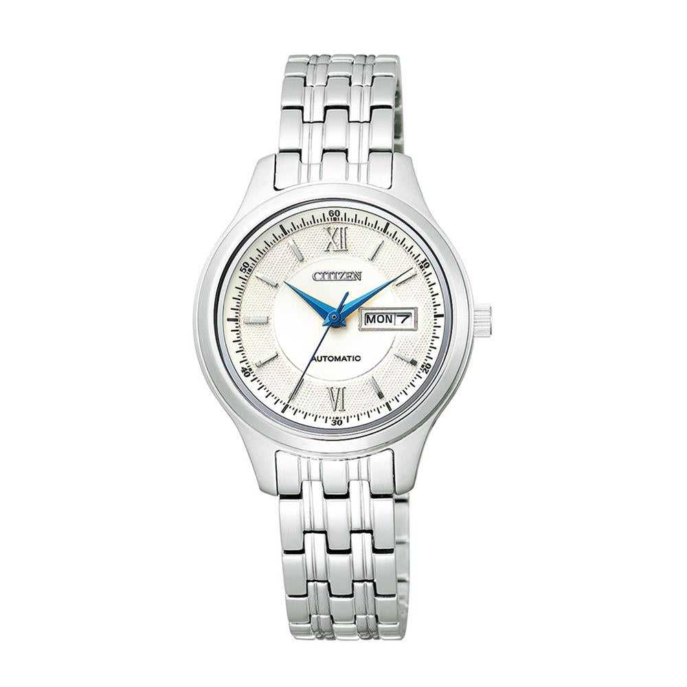 CITIZEN PD7151-51AB AUTOMATIC SILVER STAINLESS STEEL WOMEN'S WATCH - H2 Hub Watches