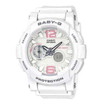 CASIO BABY-G BGA-180BE-7BDR DIGITAL QUARTZ WHITE RESIN WOMEN'S WATCH - H2 Hub Watches