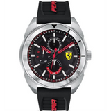 FERRARI FORZA 0830546 BLACK SILICONE STRAP MEN'S WATCH - H2 Hub Watches