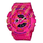CASIO BABY-G BA-110TX-4ADR TANDEM SERIES DIGITAL QUARTZ PINK RESIN WOMEN'S WATCH - H2 Hub Watches