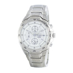 SEIKO GENERAL TITANIUM SNAB87P1 CHRONOGRAPH STAINLESS STEEL MEN'S SILVER WATCH - H2 Hub Watches