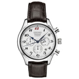 SEIKO PRESAGE SRQ025J1 BROWN LEATHER STRAP MEN'S WATCH