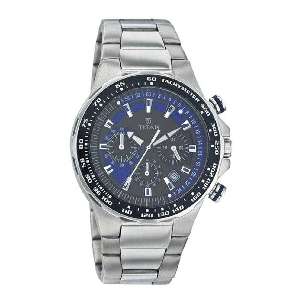 TITAN OCTANE MULTIFUNCTION 9389KM01 MEN'S WATCH - H2 Hub Watches