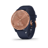 GARMIN VIVOMOVE 3S NAVY & ROSE GOLD GM-010-02238-83 HYBRID SMARTWATCH