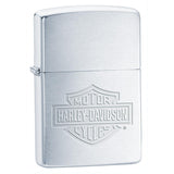 ZIPPO HARLEY DAVIDSON CHROME LIGHTER #200HD/H199