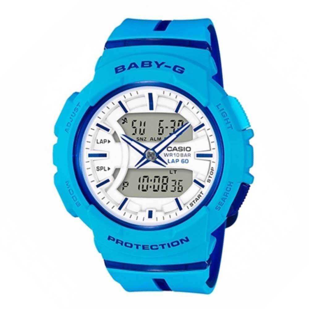 CASIO BABY-G BGA-240-2A2DR DIGITAL QUARTZ BLUE RESIN WOMEN'S WATCH - H2 Hub Watches