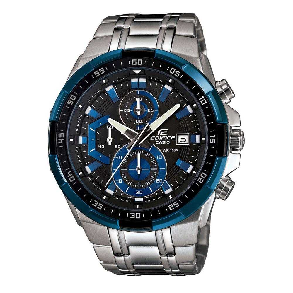 CASIO EDIFICE EFR-539D-1A2VUDF CHRONOGRAPH SILVER STAINLESS STEEL MEN'S WATCH - H2 Hub Watches