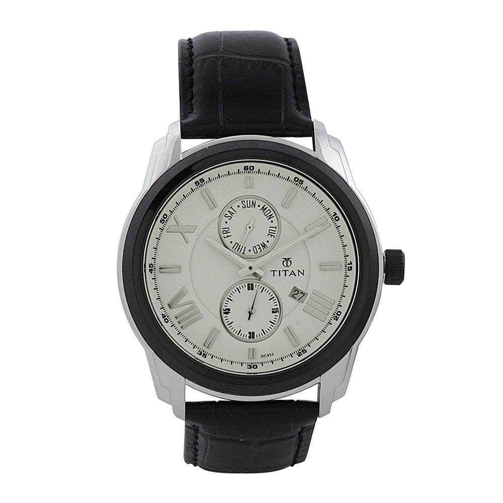TITAN STAINLESS STEEL 90006KL02 MEN'S WATCH - H2 Hub Watches