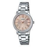 CASIO GENERAL LTP-E164D-9ADF ANALOG SILVER STAINLESS STEEL BAND WOMEN'S WATCH