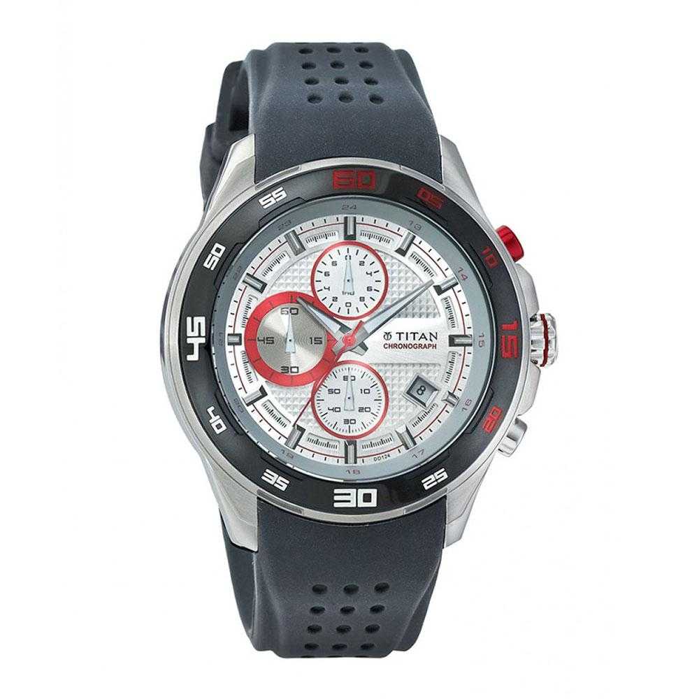 TITAN OCTANE ANALOG WHITE DIAL 90008KP01 MEN'S WATCH - H2 Hub Watches