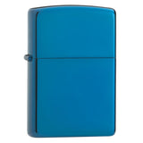 CLASSIC HIGH POLISH BLUE ZIPPO LOGO LIGHTER #20446