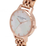 OLIVIA BURTON OB16SE15 DEMI BLUSH MOTHER OF PEARL DIAL AND ROSE GOLD BRACELET WOMEN'S WATCH