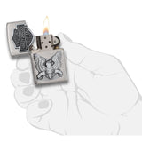 ZIPPO #200HD/H284 SILVER