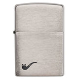 Zippo Brushed Chrome Pipe Lighter #200PL