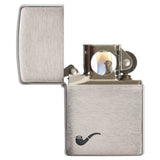 Zippo Brushed Chrome Pipe Lighter #200PL
