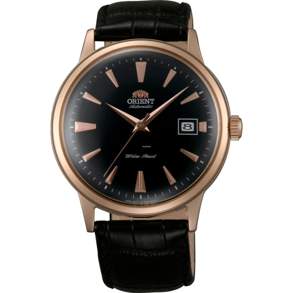 ORIENT BRAND NEW BAMBINO ROSE GOLD AUTOMATIC UHRAM LEATHER STRAP  FAC00001B0 MEN'S WATCH