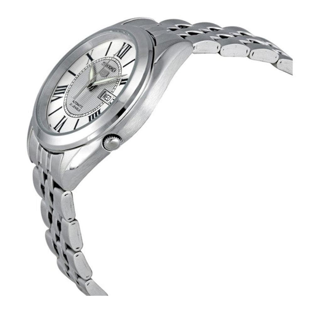 SEIKO 5 SNKL29K1 AUTOMATIC STAINLESS STEEL MEN'S SILVER WATCH - H2 Hub Watches