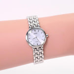 SEIKO GENERAL SUP347P1 SOLAR STAINLESS STEEL WOMEN'S SILVER WATCH - H2 Hub Watches