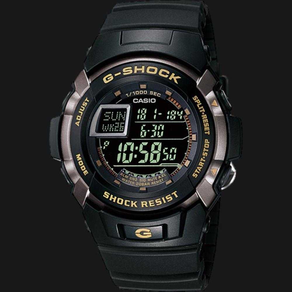 CASIO G-SHOCK G-7710-1DR DIGITAL QUARTZ BLACK RESIN MEN'S WATCH - H2 Hub Watches