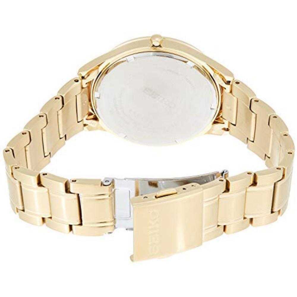 SEIKO GENERAL SGEH72P1 ANALOG STAINLESS STEEL MEN'S GOLD WATCH - H2 Hub Watches