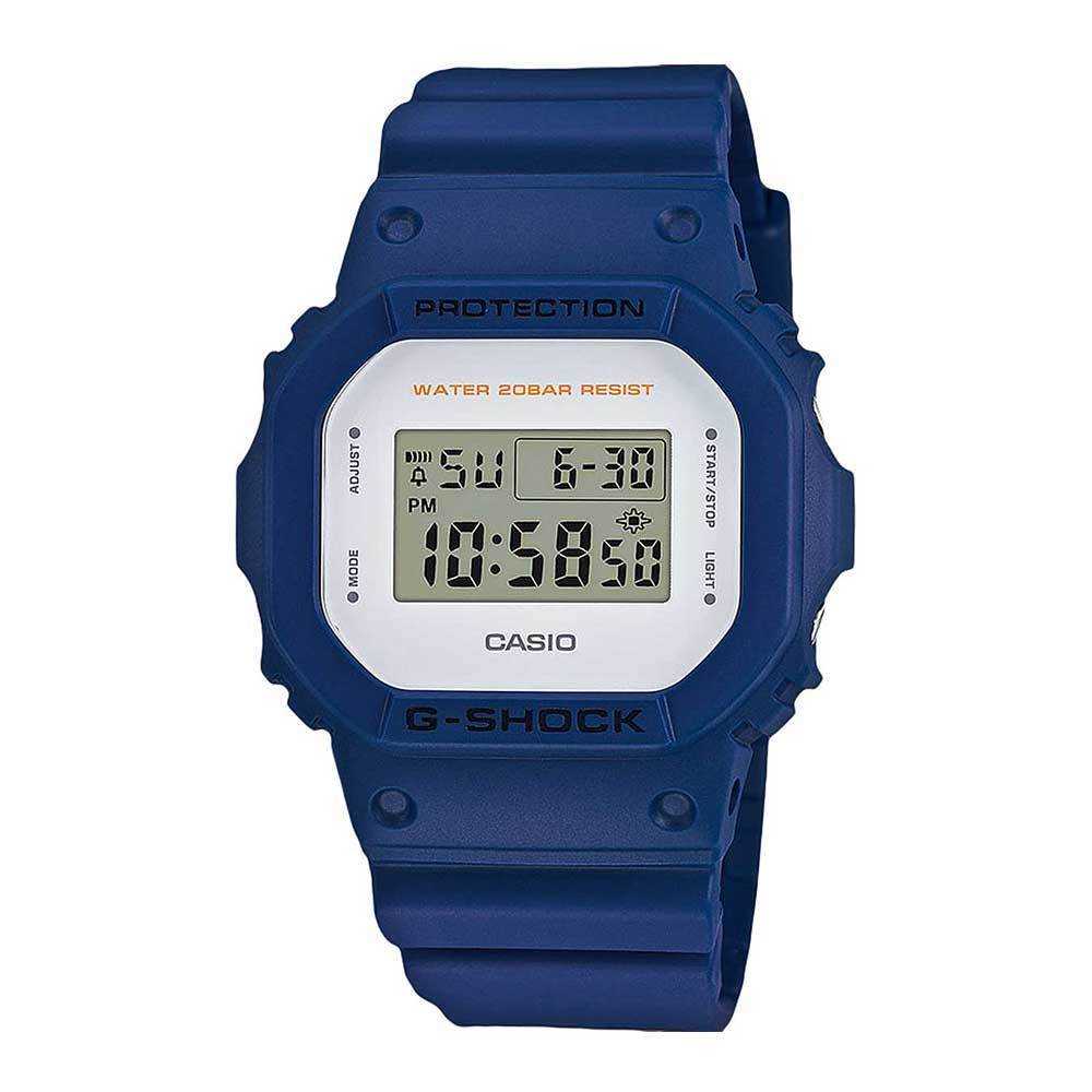 CASIO G-SHOCK DW-5600M-2ER DIGITAL QUARTZ BLUE RESIN UNISEX'S WATCH - H2 Hub Watches